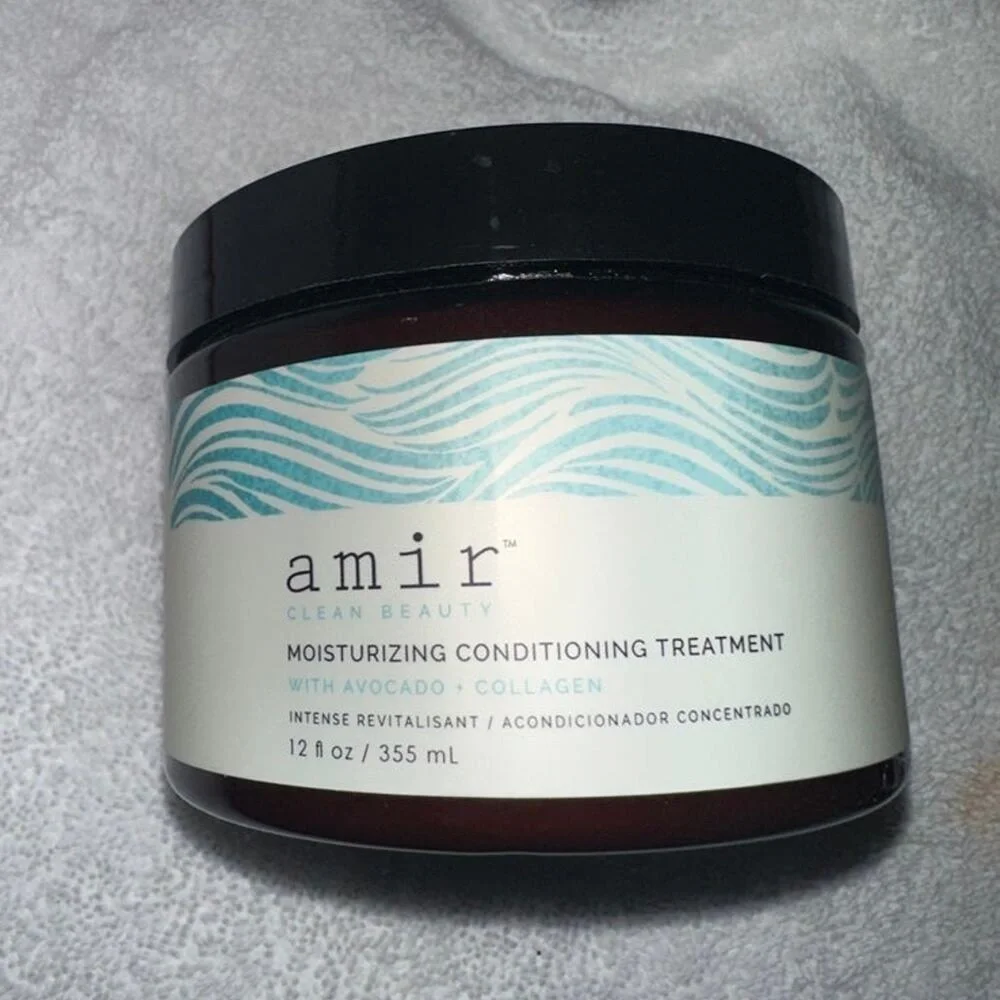 Amir Clean Beauty Moisturizing Conditioning Treatment Avocado Collagen 12oz Jar